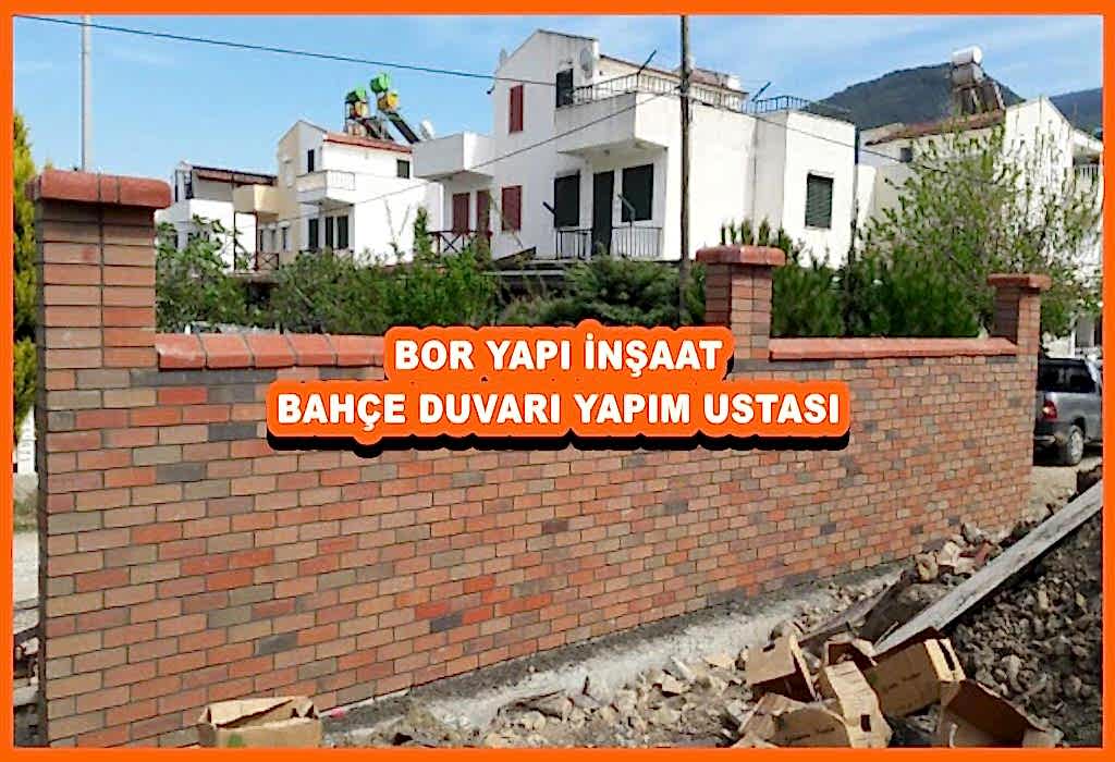 BAHÇE DUVARI YAPIM USTASI