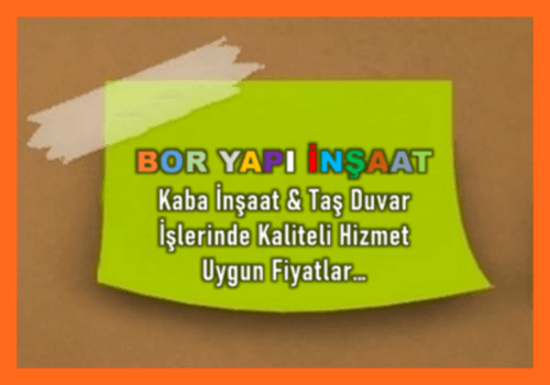 İNŞAAT & TAŞ DUVAR FİYATLARI